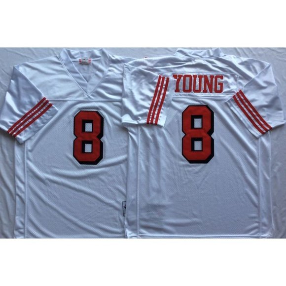 steve young white jersey